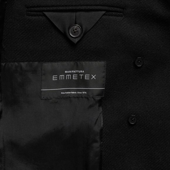 Banana Republic Isola Melton Hourglass Topcoat | Black Wool Blend | Size L NWT - Picture 10 of 10